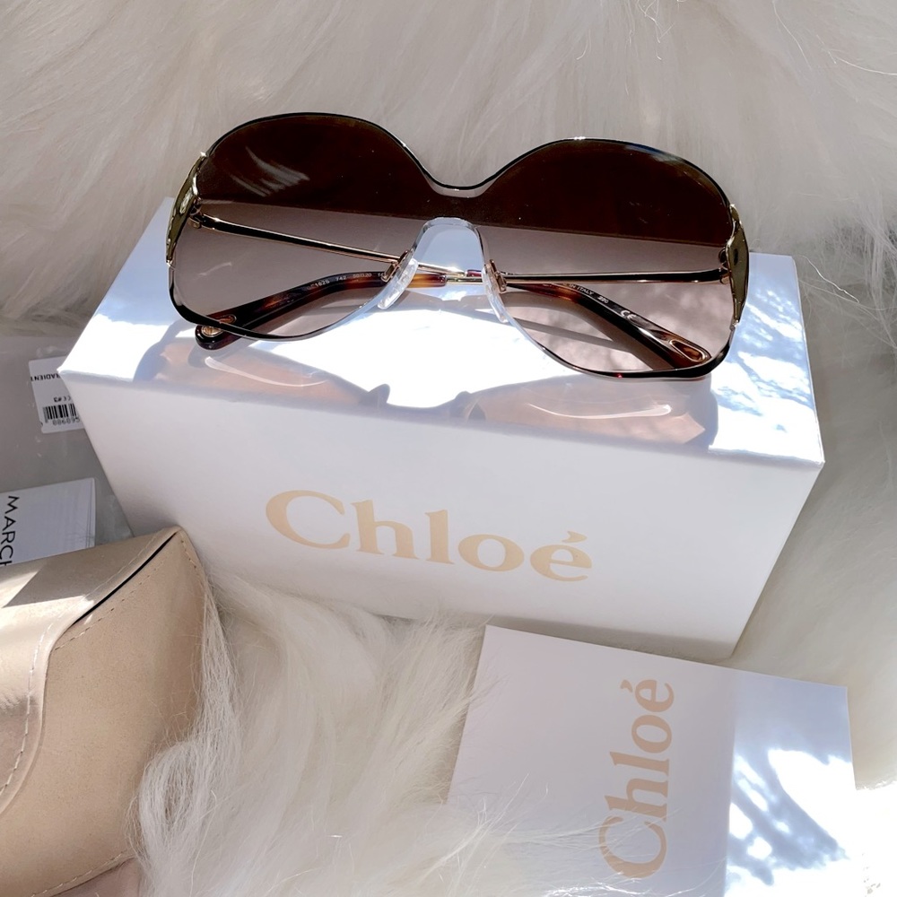Chloé Curtis Square-Frame Sunglasses